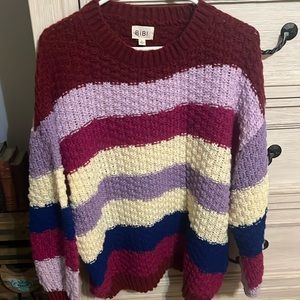 BiBi multicolor striped knit